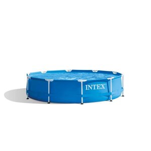 INTEX Kit piscine tubulaire ronde Métal Frame - Ø 305 x 76 cm