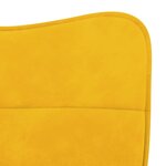 vidaXL Chaises à manger lot de 2 Jaune Velours