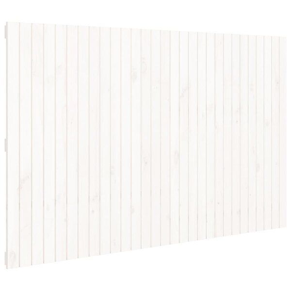 vidaXL Tête de lit murale Blanc 185x3x110 cm Bois massif de pin