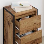 vidaXL Buffet Bois Ancien 42 x 36 x 75.5 cm Bois d'ingénierie