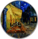 Monnaie CAFE TERRACE AT NIGHT Van Gogh 2 Oz Argent 2000 Francs Cameroon 2025 (PRÉCOMMANDE)