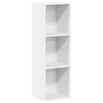 vidaXL Bibliothèque/Meuble TV Blanc 36x30x114 cm Bois d'ingénierie