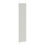 vidaXL Store plissé gris clair 40x200 cm largeur du tissu 39 4 cm
