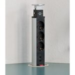 Brennenstuhl multiprise de table à 3 prises avec chargeur usb 2 m