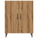 vidaXL Buffet chêne artisanal 70x34x90 cm bois d'ingénierie