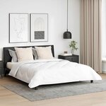 vidaXL Duvet avec coussins Argyle 3 Pièces Blanc 240 x 220 cm Microfibre