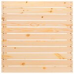 vidaXL Repose-pied de jardin avec coussin Pin massif