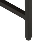 vidaXL Tables basses gigognes 3Pièces bois de manguier massif brut et fer