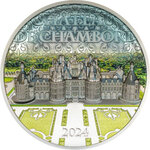 Monnaie CHATEAU DE CHAMBORD 5 Oz Argent 25$ Cook Islands 2024 (PRÉCOMMANDE)