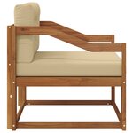 vidaXL Sofa de milieu extérieur Naturel