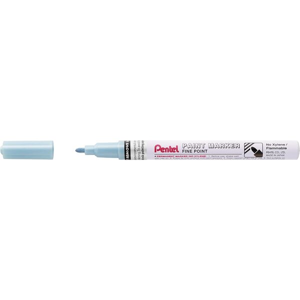 Marqueur peinture PAINT MARKER  Pointe fine  Bleu ciel nacré PENTEL