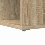 vidaXL Bureau d'angle Chêne sonoma 101.5 x 149.5 x 149.5 cm