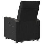 vidaXL Fauteuil inclinable électrique noir tissu