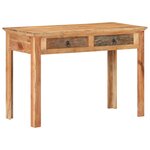 vidaXL Bureau 110x50x75 cm Bois de récupération massif