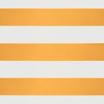 vidaXL Auvent rétractable jaune et blanc 4 5x3 m tissu et aluminium