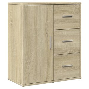 vidaXL Buffet chêne sonoma 60x31x70 cm bois d'ingénierie