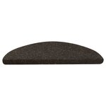 vidaXL Tapis d'escalier auto-adhésifs 10 Pièces anthracite 56x17x3 cm