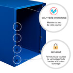 Boite à colis atout 1 porte bleu 5010 b