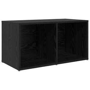 vidaXL Meuble TV Chêne noir Bois d'ingénierie
