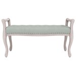 vidaXL Banc Gris clair 110x45x60 cm Velours