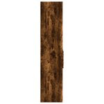 vidaXL Buffet haut chêne fumé 70x42 5x185 cm bois d'ingénierie