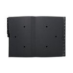 Trieur rigide Economique Ordonator 24 compartiments alphabétiques 24x34cm Noir x 8 EXACOMPTA