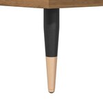 vidaXL Buffet haut chêne artisanal 60x36x110 cm bois d'ingénierie