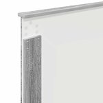 vidaXL Tête de lit Gris Sonoma 90 cm Bois d'ingénierie