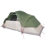 vidaXL Tente familiale à dôme 9 personnes vert imperméable