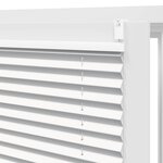 vidaXL Store plissé 90x200 cm Blanc