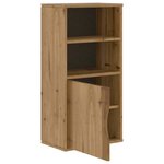 vidaXL Armoire latérale ODDA 40x24x79 cm bois massif pin