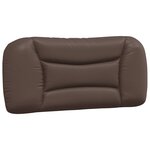 vidaXL Cadre de lit sans matelas Hvar marron 80x200 cm similicuir