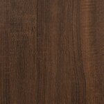 vidaXL Meuble TV mural Chêne marron 40x34 5x60 cm