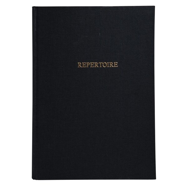 Registre 297x210 Répertoire Travers 300 Pages - Noir Toilé - Le Dauphin