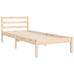 vidaXL Cadre de lit sans matelas bois massif
