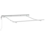 vidaXL Cadre d'auvent électrique rétractable 2.5x2 m en métal