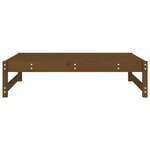 vidaXL Repose-pied de jardin 120x80 cm marron miel bois de pin massif