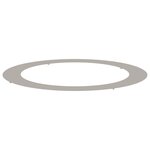 vidaXL Anneaux d'arbre plats 5 Pièces Marron Ø90 / 120 cm
