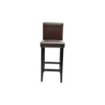 vidaXL Tabourets de bar lot de 6 marron foncé similicuir