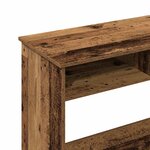 vidaXL Bureau style vieux bois 80x40x75 cm bois d'ingénierie