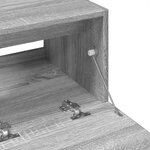 vidaXL Armoire d'évier sonoma gris 78x37x59 cm bois d'ingénierie