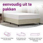 vidaXL Matelas à ressorts ensachés dureté moyenne 140x200 cm