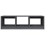 vidaXL Table basse gris 110x50x34 cm bois de pin massif