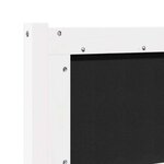 vidaXL Tête de lit Autre Blanc 160 cm Bois massif en pin