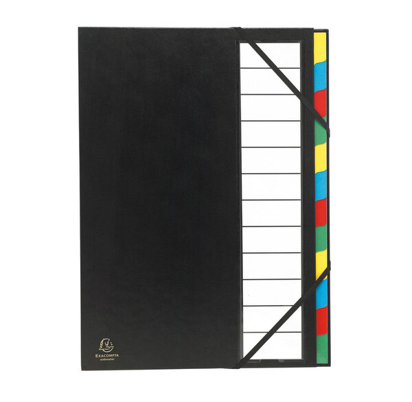 Trieur rigide ORDONATOR 12comp ass EXACOMPTA