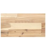 vidaXL Étagères flottantes 3 Pièces 60x20x4 cm acacia massif non traité