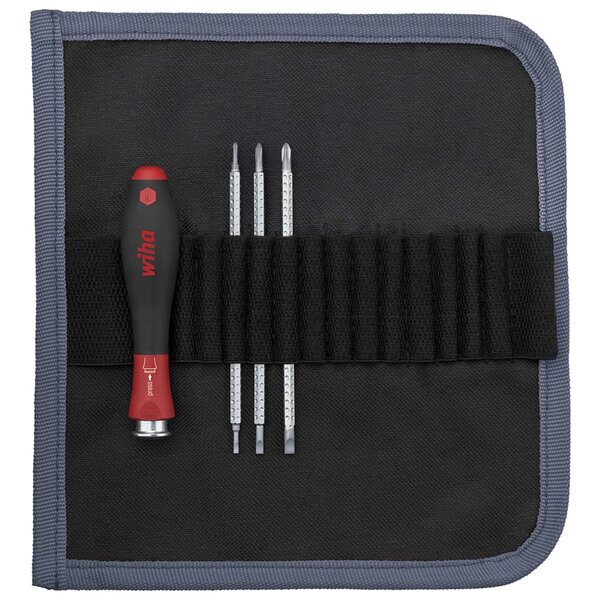Wiha Sac à tournevis 4 Pièces avec lames interchangeables SYSTEM 4