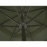 vidaXL Parasol vert aluminium 500 cm