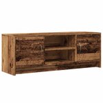 vidaXL Meuble TV vieux bois 102x30x37 5 cm bois d'ingénierie