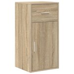 vidaXL Bureau d'angle en chêne de Sonoma 102x88x75 cm en bois d'ingénierie
